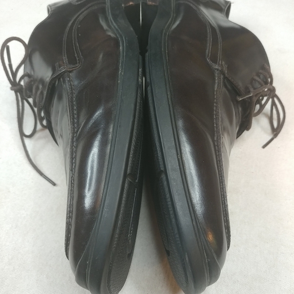Cole Haan 10.5 M Brown Apron Toe Leather Oxford Dr - Picture 5 of 8